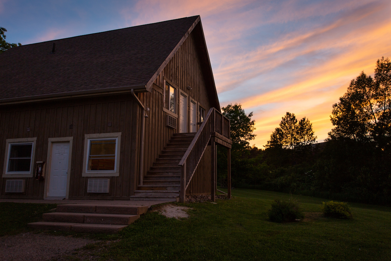 Cabins for overnight accommodations at Upper Canada Camp for Christian Group Retreats near Toronto