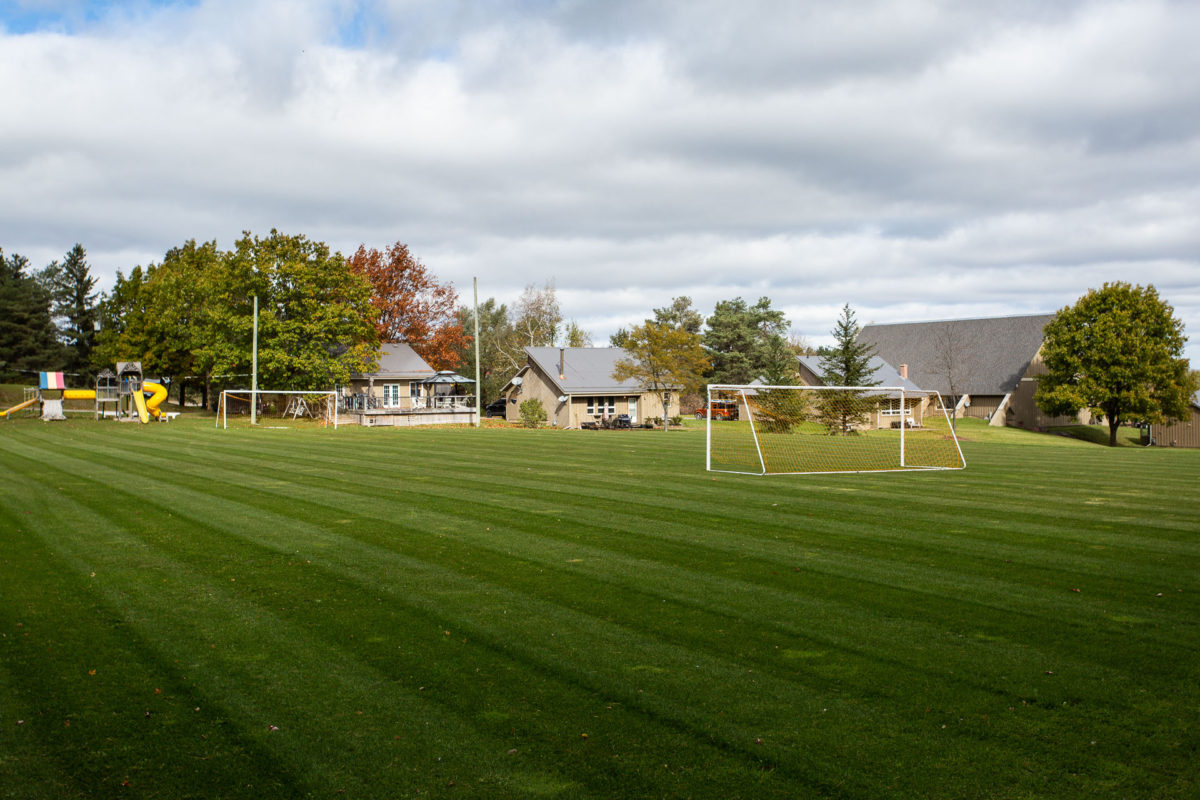 Soccer and Sports Fields at Upper Canada Camp, a retreat centre for Christian Groups from Toronto and across Ontario